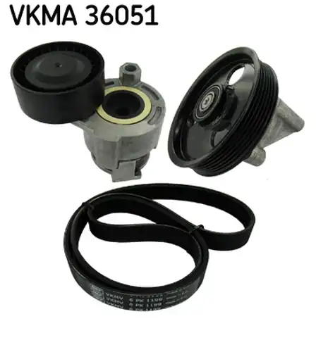 комплект пистов ремък SKF VKMA 36051