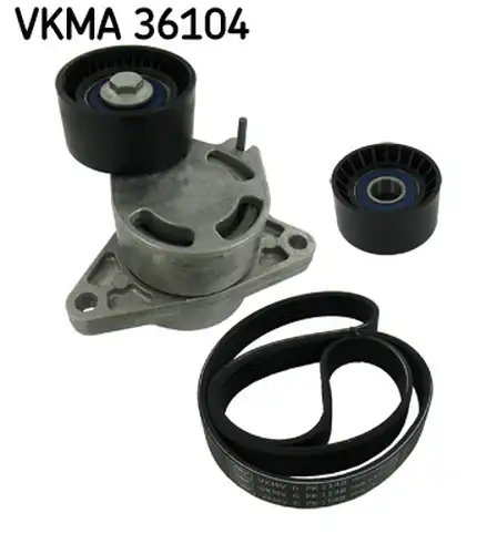 комплект пистов ремък SKF VKMA 36104