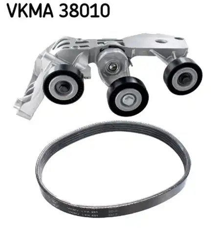 комплект пистов ремък SKF VKMA 38010