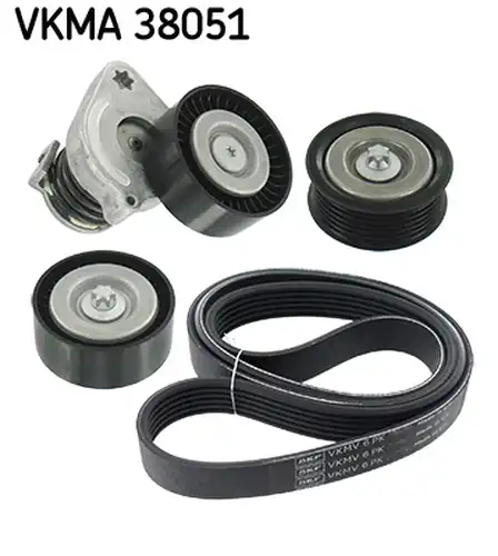 комплект пистов ремък SKF VKMA 38051