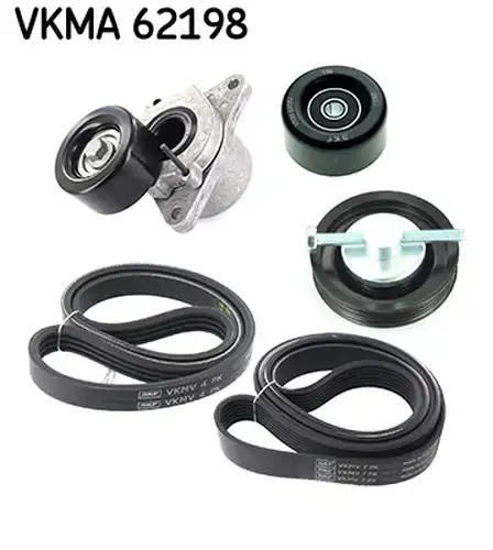 комплект пистов ремък SKF VKMA 62198