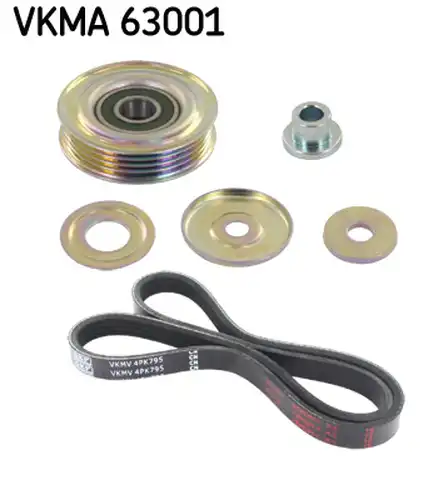 комплект пистов ремък SKF VKMA 63001