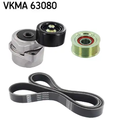 комплект пистов ремък SKF VKMA 63080