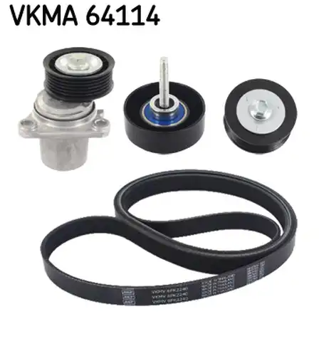 комплект пистов ремък SKF VKMA 64114