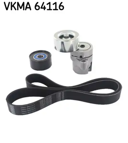 комплект пистов ремък SKF VKMA 64116