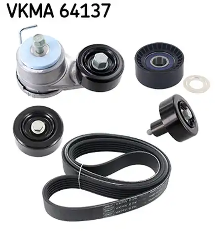 комплект пистов ремък SKF VKMA 64137