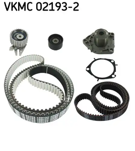 водна помпа+ к-кт ангренажен ремък SKF VKMC 02193-2