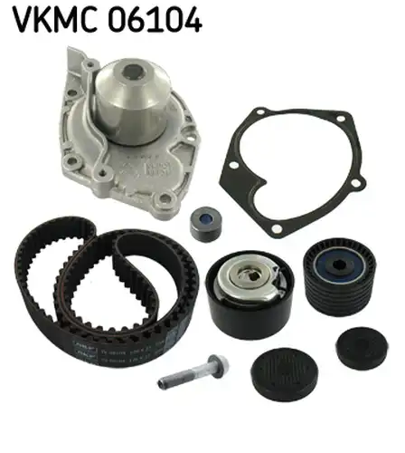 водна помпа+ к-кт ангренажен ремък SKF VKMC 06104