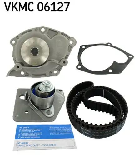 водна помпа+ к-кт ангренажен ремък SKF VKMC 06127