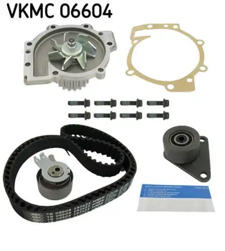 водна помпа+ к-кт ангренажен ремък SKF VKMC 06604