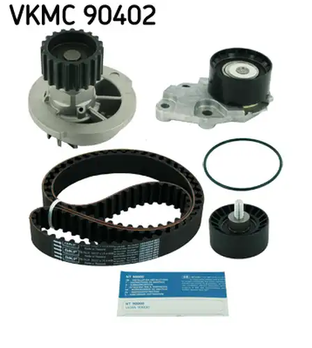 водна помпа+ к-кт ангренажен ремък SKF VKMC 90402