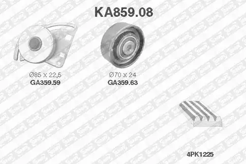 комплект пистов ремък SNR KA859.08