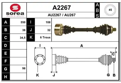 полуоска SNRA A2267