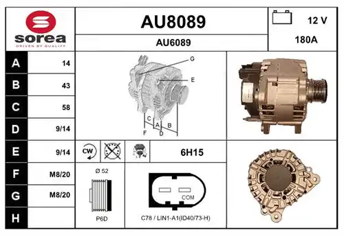 генератор SNRA AU8089