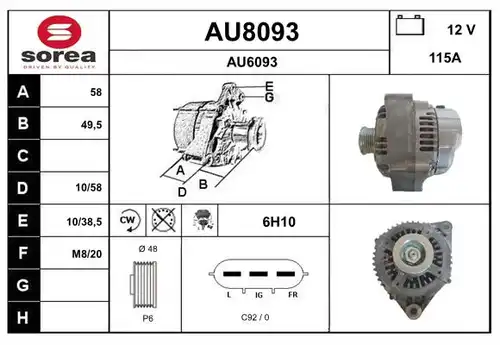 генератор SNRA AU8093