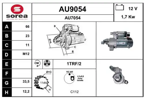 стартер SNRA AU9054