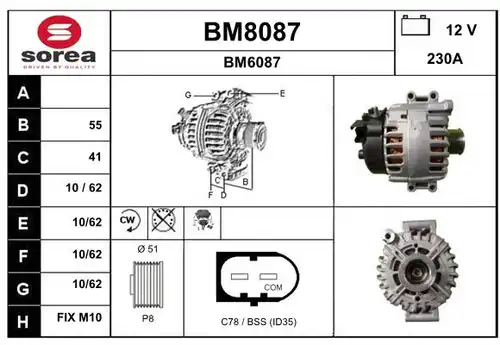 генератор SNRA BM8087