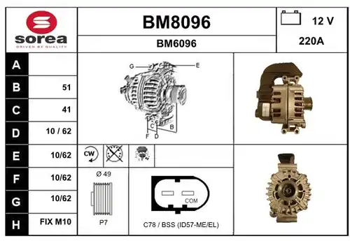 генератор SNRA BM8096