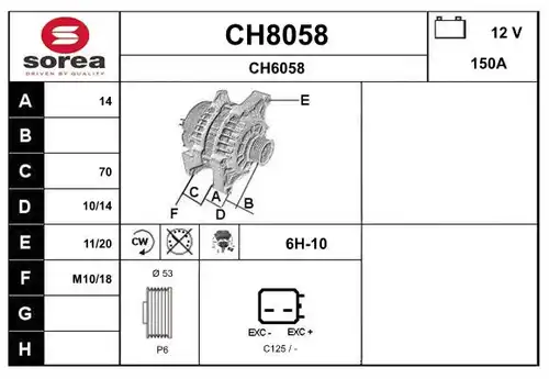 генератор SNRA CH8058