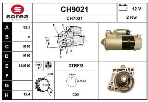 стартер SNRA CH9021