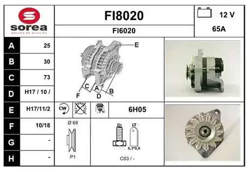 генератор SNRA FI8020