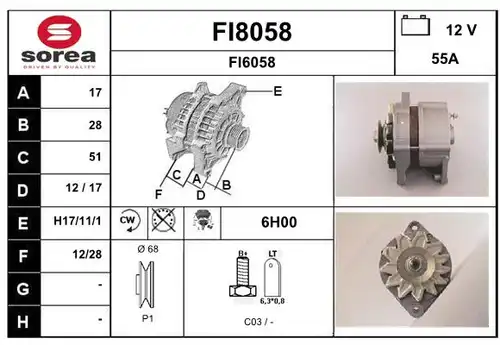 генератор SNRA FI8058