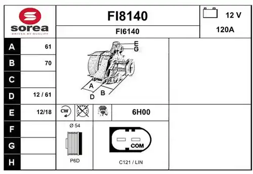 генератор SNRA FI8140