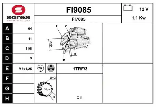  SNRA FI9085