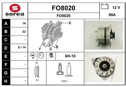 генератор SNRA FO8020