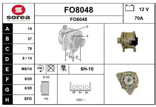 генератор SNRA FO8048