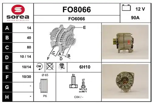 генератор SNRA FO8066