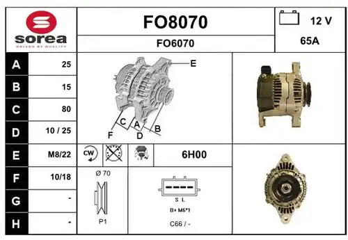 генератор SNRA FO8070