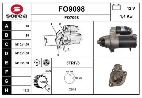  SNRA FO9098