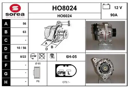 генератор SNRA HO8024