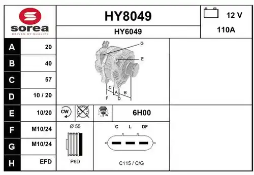 генератор SNRA HY8049