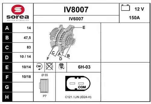 генератор SNRA IV8007