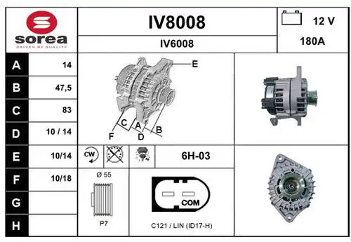 генератор SNRA IV8008