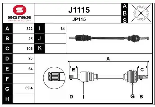 полуоска SNRA J1115