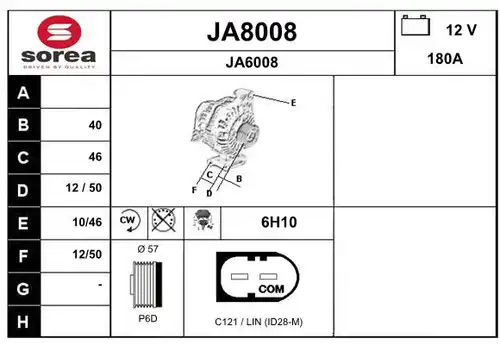 генератор SNRA JA8008