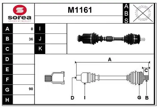 полуоска SNRA M1161