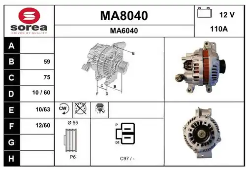 генератор SNRA MA8040