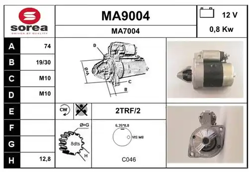 стартер SNRA MA9004