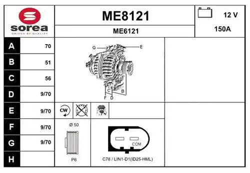 генератор SNRA ME8121