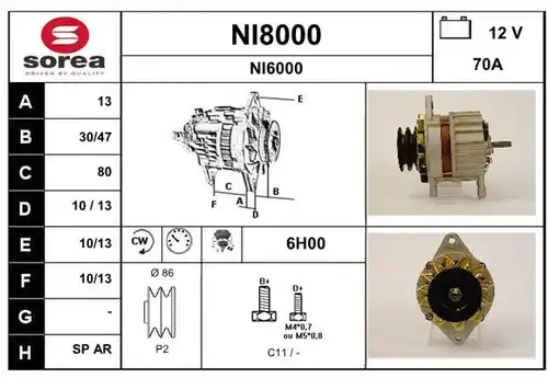 генератор SNRA NI8000