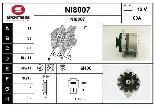 генератор SNRA NI8007