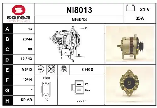 генератор SNRA NI8013