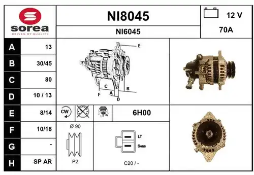 генератор SNRA NI8045