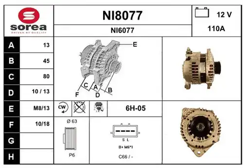 генератор SNRA NI8077