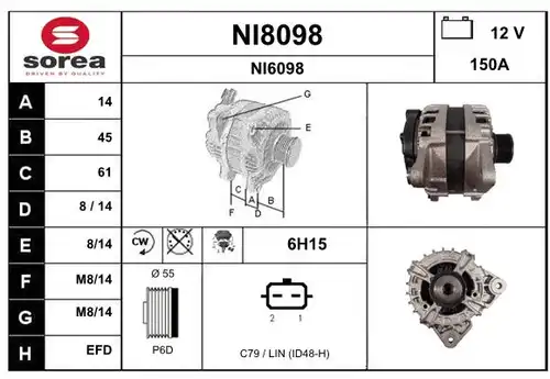 генератор SNRA NI8098