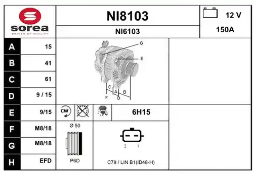 генератор SNRA NI8103